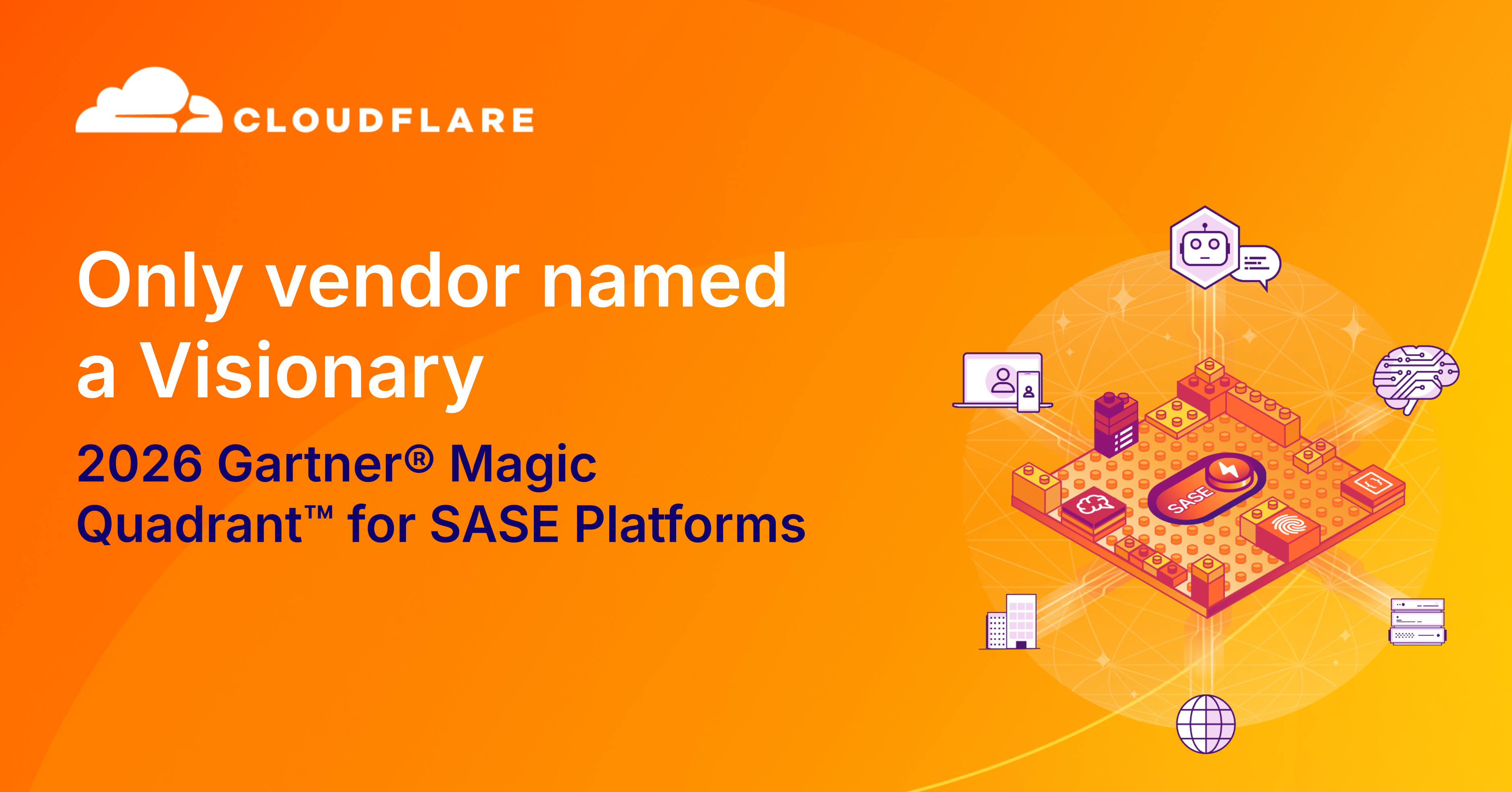 We’re honored to be a Visionary in the 2026 Gartner® Magic Quadrant™ for Secure Access Service Edge Platforms! Check back soon for your complimentary copy.